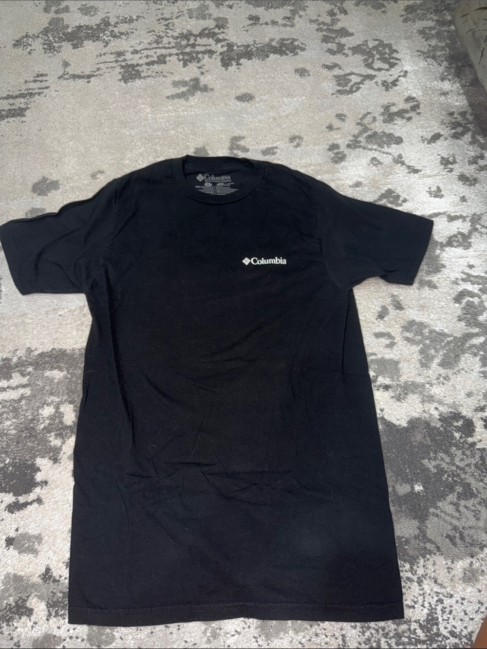 Columbia Black Short-Sleeve Logo Tee